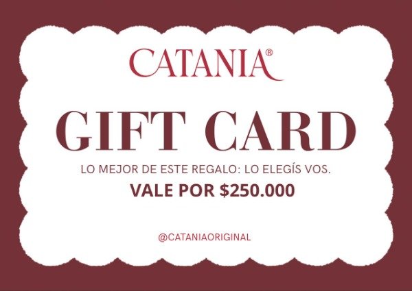 Producto - GIFT CARD X 250MIL