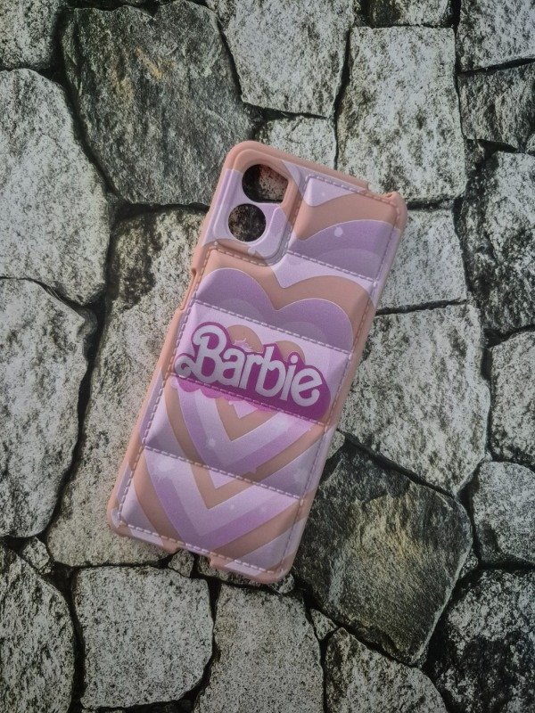 Producto - Puffer Diseño Moto E22i barbie