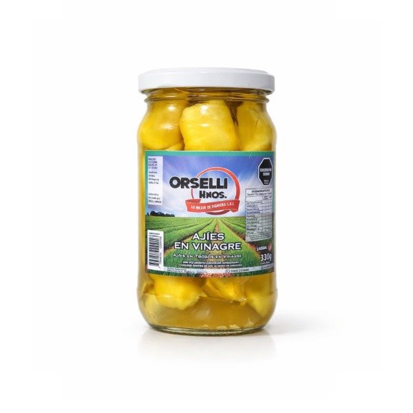 Producto - Ajíes en Vinagre Orselli x330g