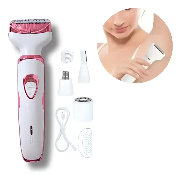 Producto - Depiladora Afeitadora 4 En 1 Portatil Usb Mujer Cuerpo Cara