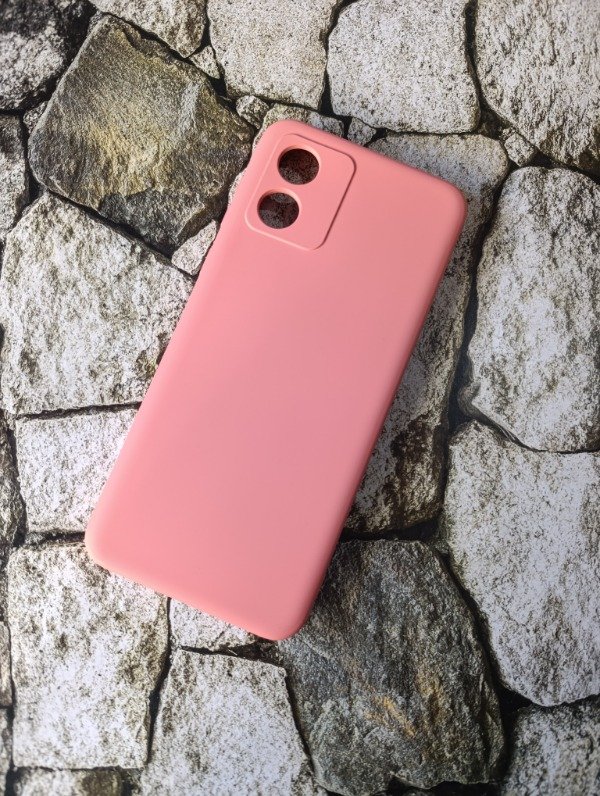 Producto - Funda silicone case Moto E13 salmon