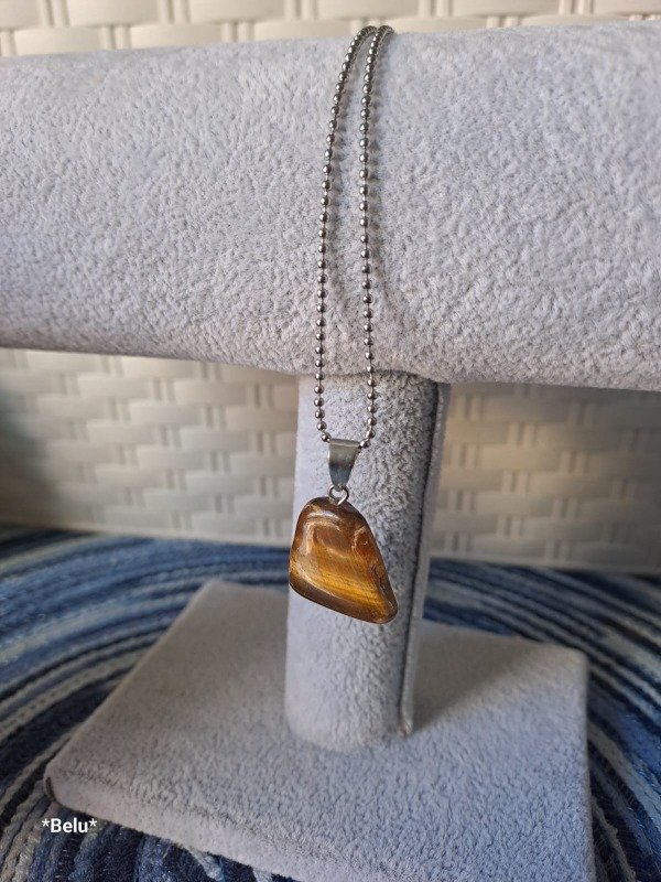 Producto - collar piedra ojo de tigre