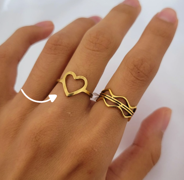 Producto - Anillo Golden Heart