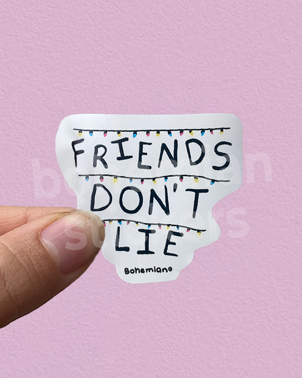 Producto - FRIENDS DONT LIE - Sticker individual de Stranger Things