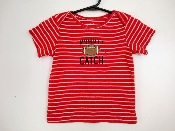 Producto - REMERA M/C RAYADA MARCA CARTERS TALLE 18 M