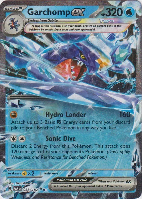 Producto - Garchomp ex - 038/182 - Paradox Rift - Holo
