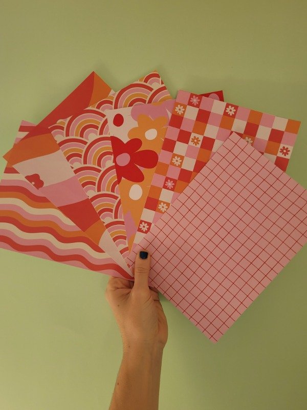 Producto - Papeles ilustrados colección CALEIDOSCOPIO