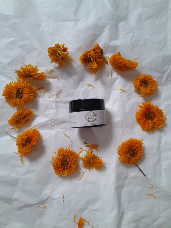 Producto - CREMA FACIAL ANTIARRUGAS "CALMANTE"- Piel sensible, rosácea- con flores de Bach - 3
