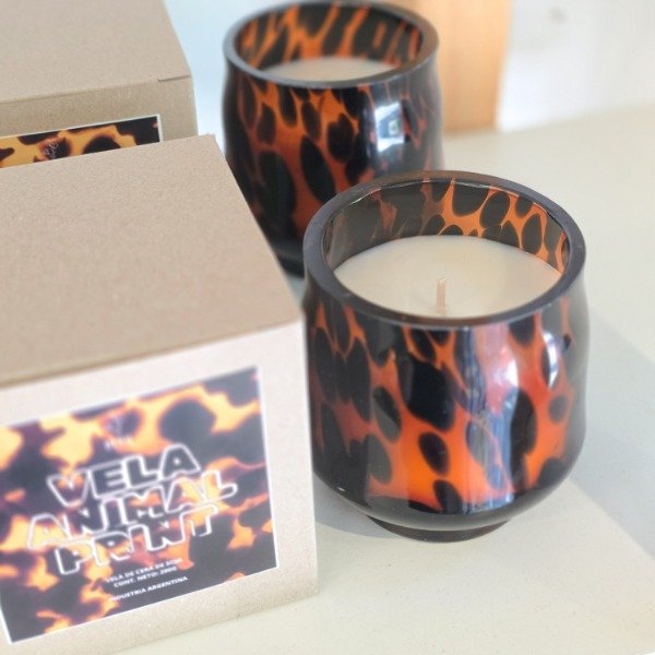 Producto - Vela animal print