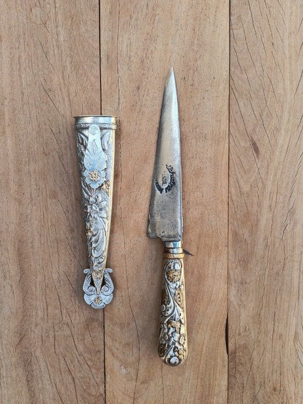 Producto - CUCHILLO ANTIGUO 'ATAHUALPA' HOJA DE 12.5CM