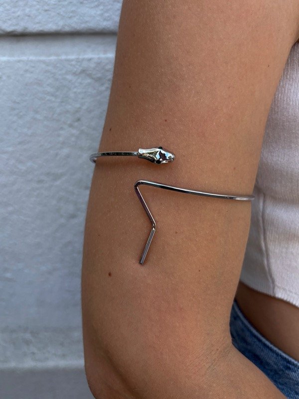 Producto - Brazalete serpiente (plateado)