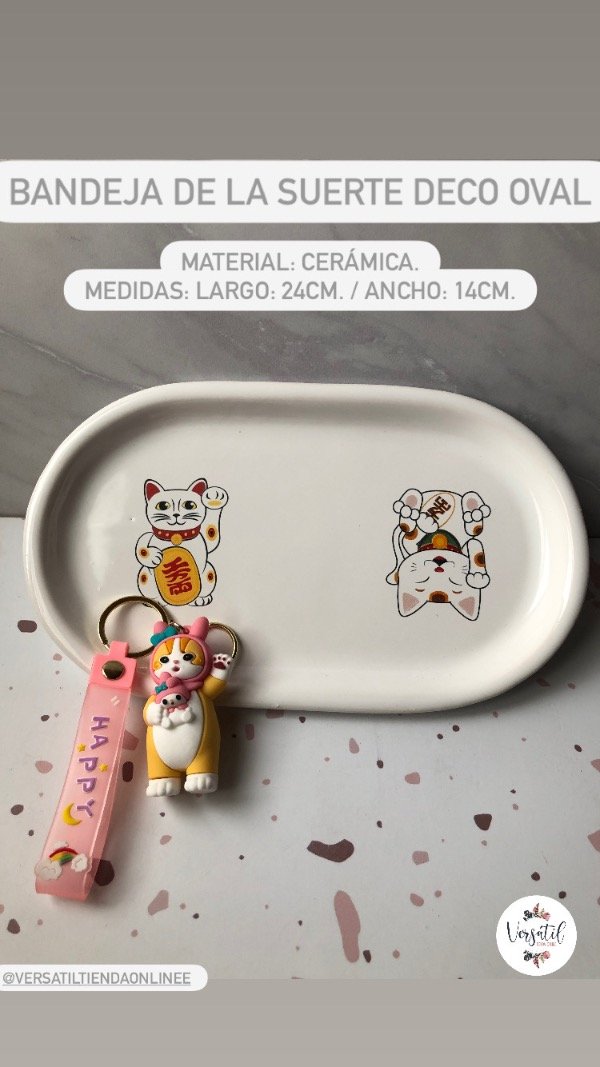 Producto - Bandeja de la suerte deco oval R