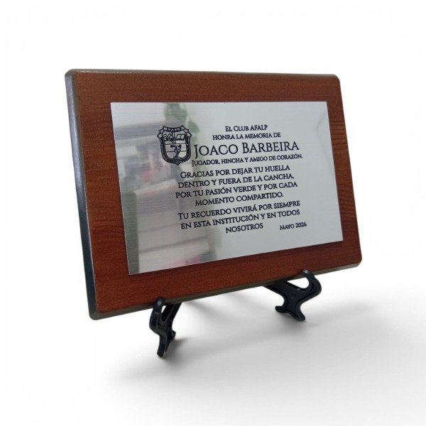 Producto - Placa Madera 15x20