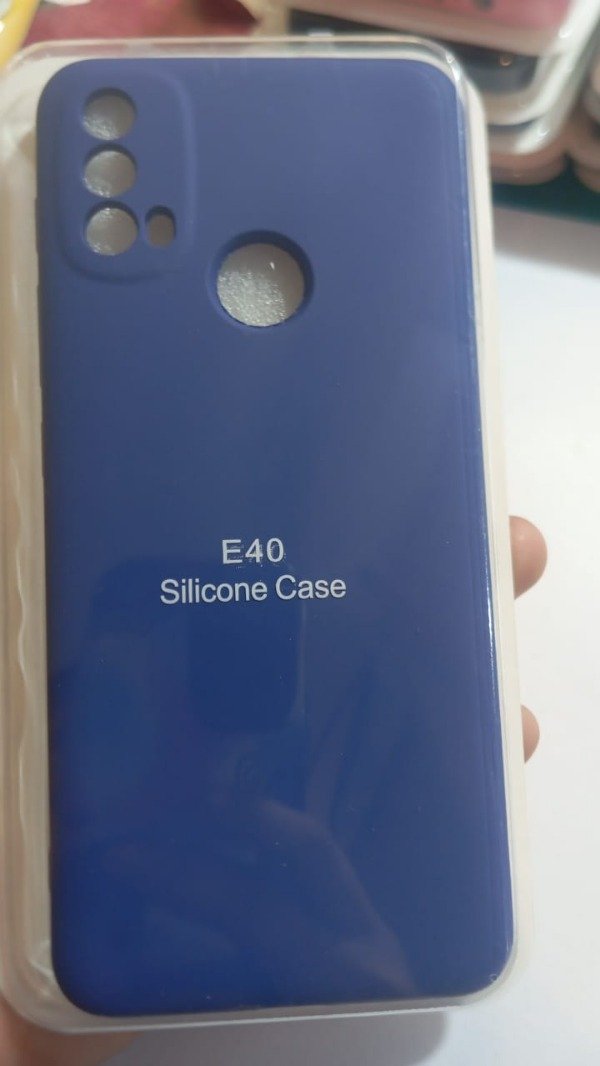 Producto - Funda Silicone Case Azul para Moto E20 - E40