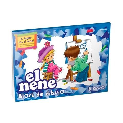 Producto - BLOCK DE DIBUJO OFICIO N5 24 HOJAS BLANCO EL NENE