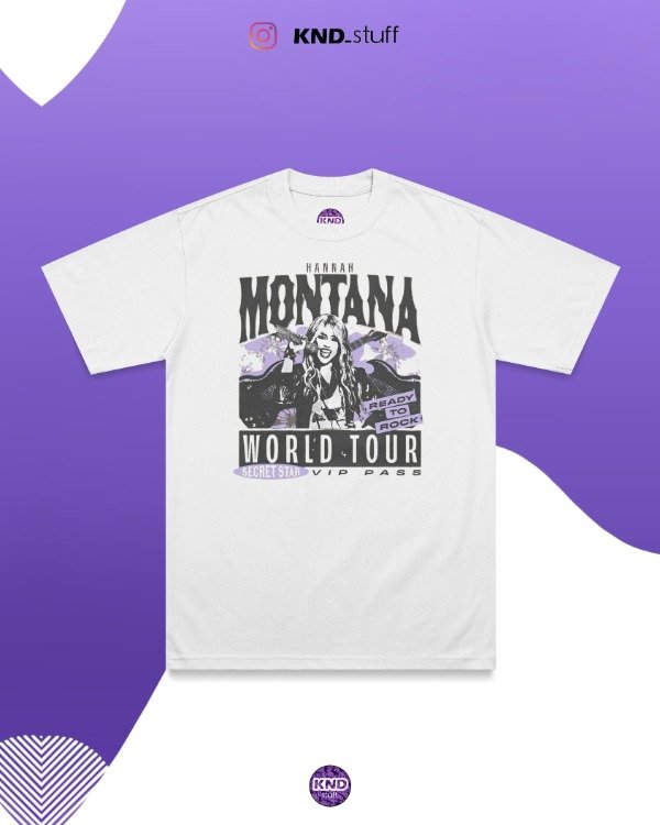 Producto - Remera hannah montana world tour - DTF