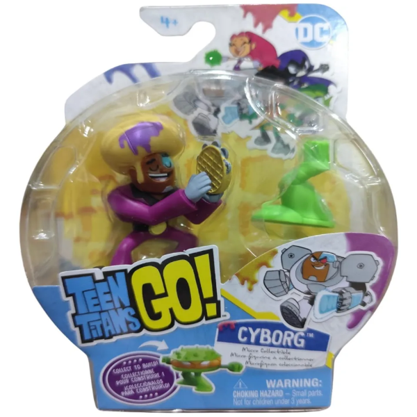 Producto - Teen Titans Go Microfigura Coleccionable Cyborg
