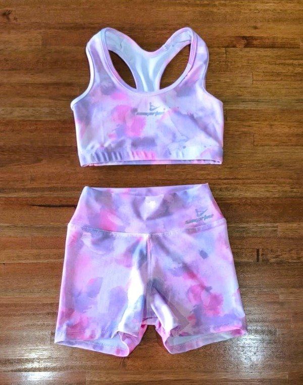 Producto - Conjunto Top + Calza Corta Lycra