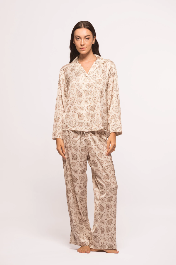 Producto - Pijama sedita boho marrón