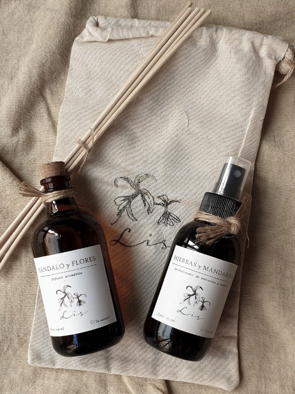 Producto - Bolsita + Difusor100ml + Spray125ml