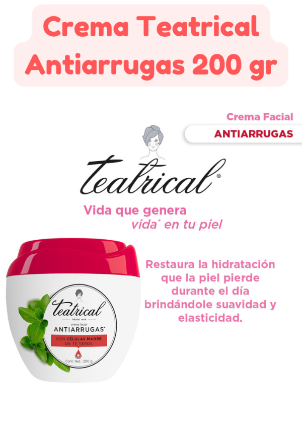 Producto - Crema Teatrical antiarrugas 200 gr