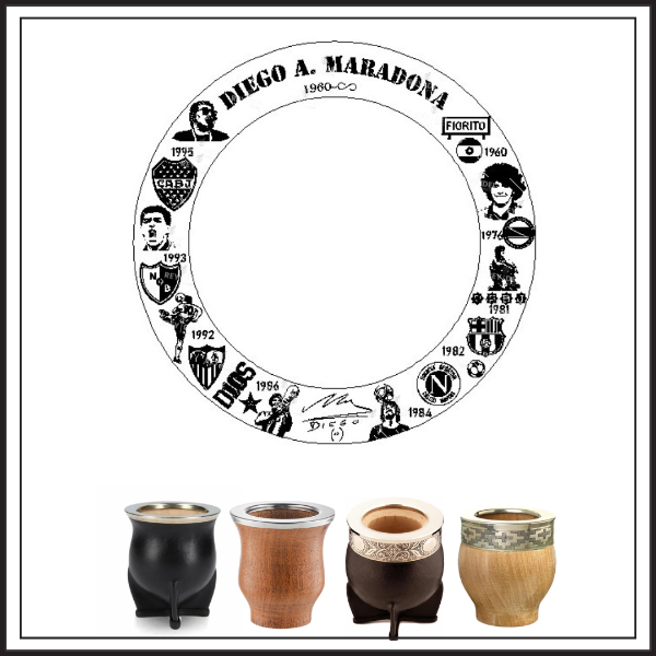 Producto - MATE MARADONA DISEÑO EXCLUSIVO