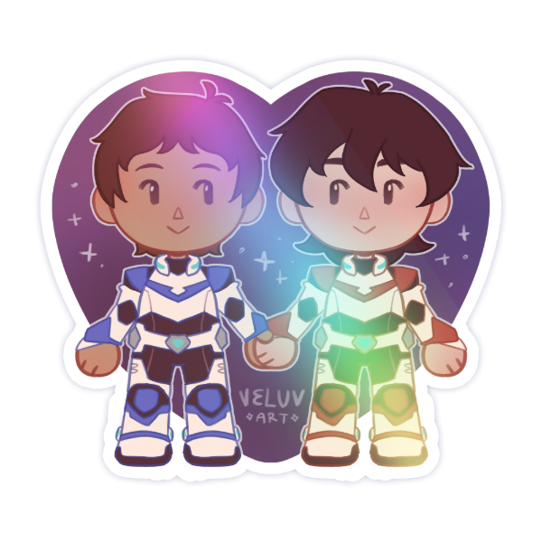 Producto - lance x keith - sticker holográfico