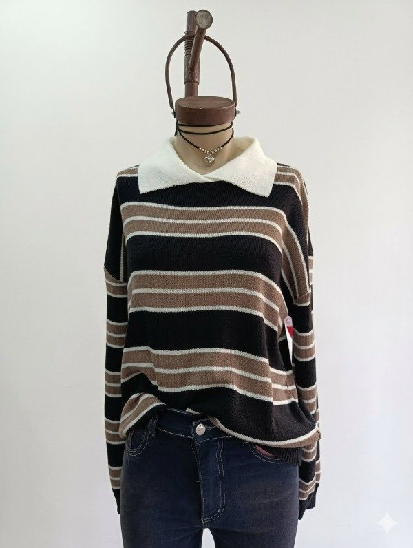 Producto - SWEATER RAYAS CUELLO