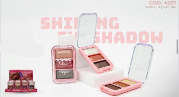 Producto - Paleta de sombras Shining x3 tonos Tejar