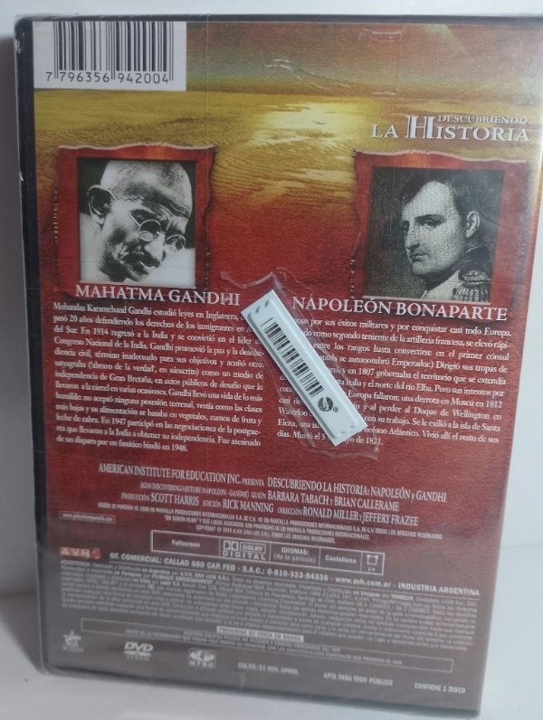 Producto - Grandes pensadores - Napoleon y Gandhi - Descubriendo la historia - 1