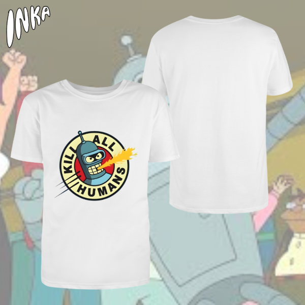 Producto - Remera - Kill all Humans, Bender