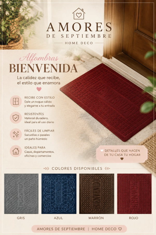Producto - Alfombra de Bienvenida / Diseño Elegante