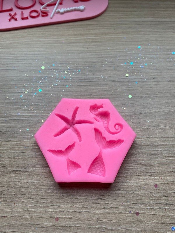 Producto - Molde animalitos de mar llavero