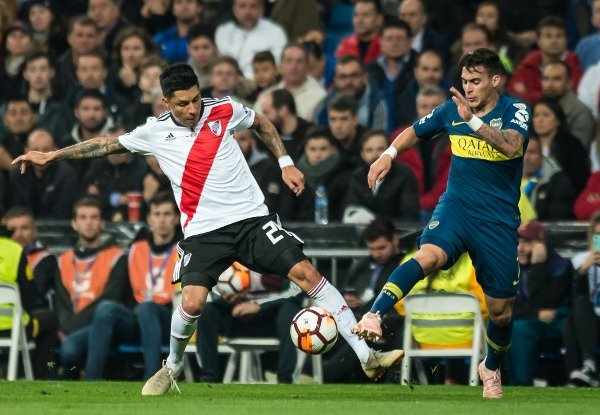 Producto - Camiseta River Plate Retro Final de Madrid 2018 Enzo Perez