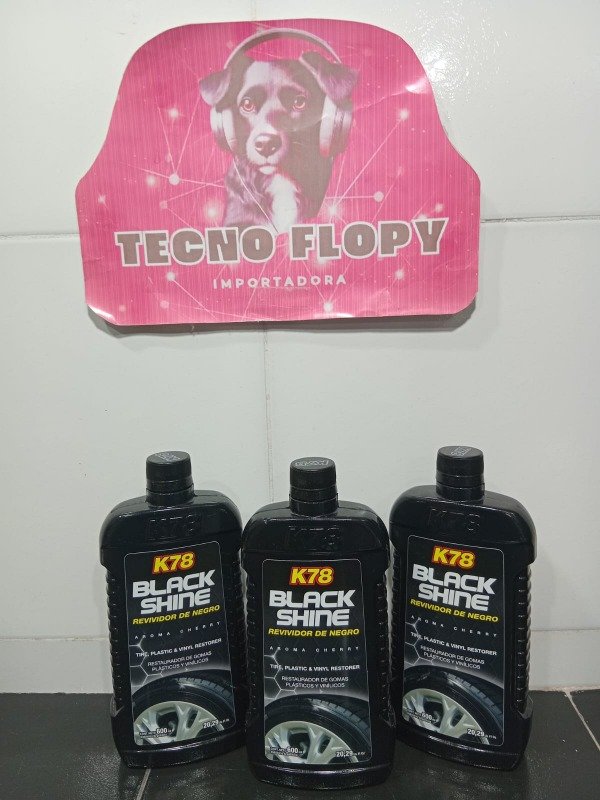 Producto - brilla goma plastico k78 auto black shine