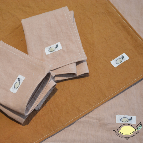 Producto - Individuales + servilletas x2 R-O