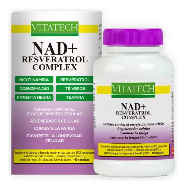 Producto - Nad+ Resveratrol Complex X 60 Cápsulas