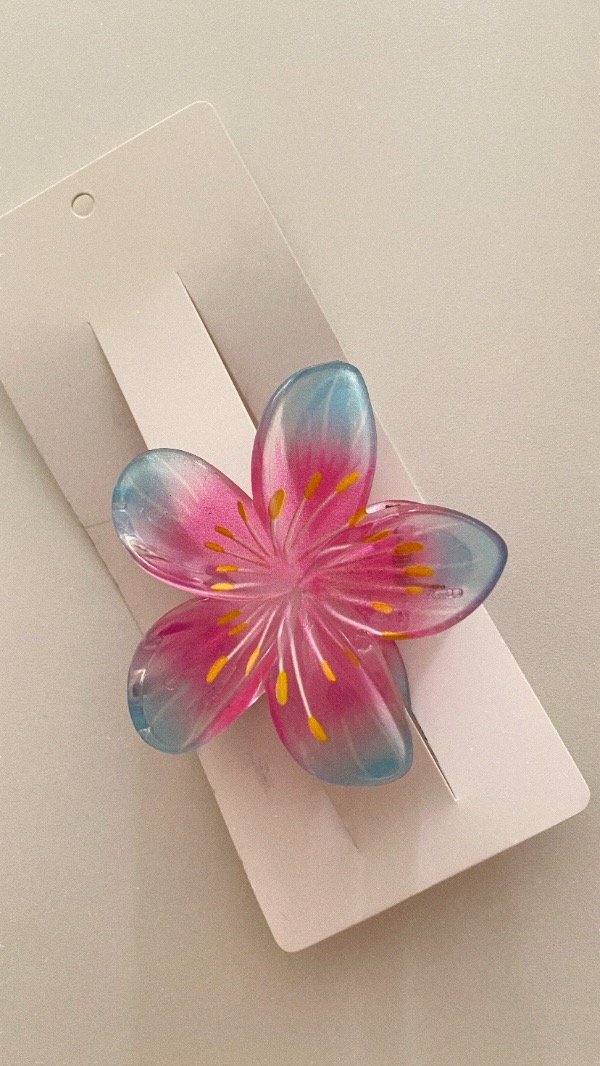 Producto - Broche Hawaino combinado. Rosa