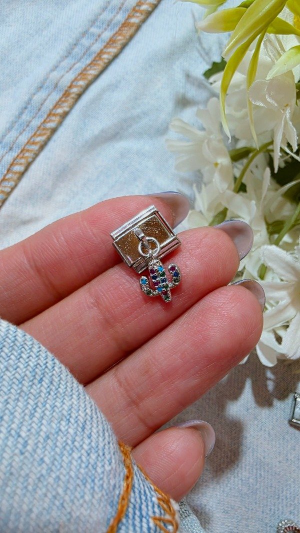 Producto - Charms dijes cubic 2 AQ - 1