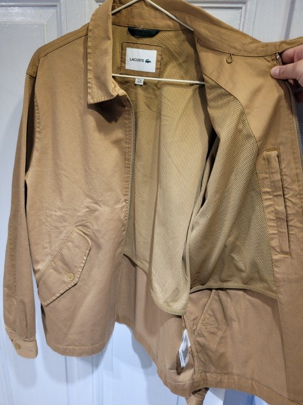 Producto - Campera LACOSTE tostado de gabardina Talle M - PRECIO: 145X - 3