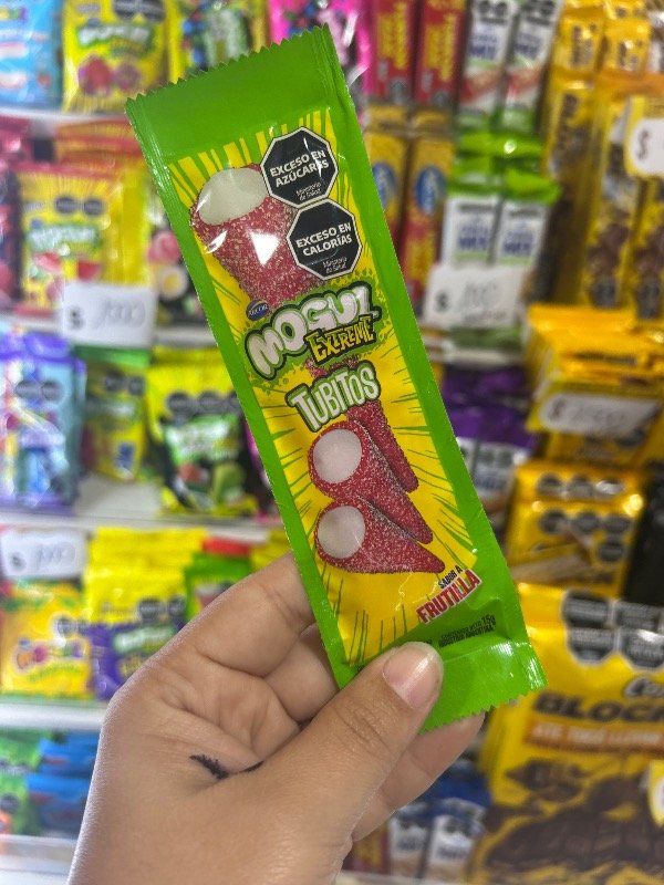 Producto - MOGUL TUBITOS EXTREME FRUTILLA 15gr