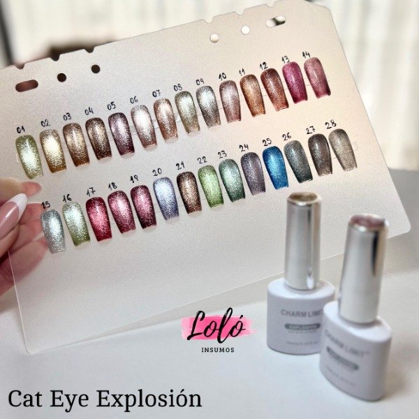 Producto - Esmalte semi Ojo de Gato - Colección Explosión Charm Limit (elegir tono)