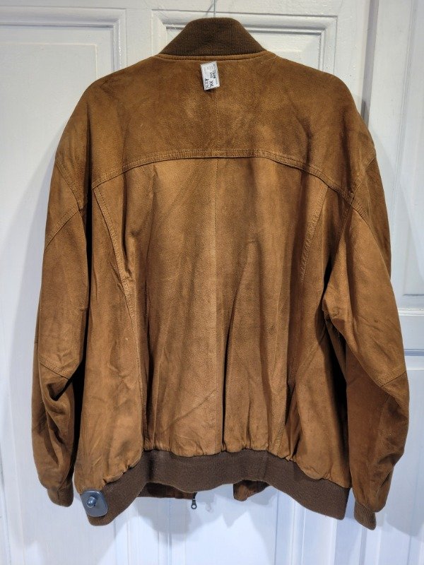 Producto - Campera PIERRE BALMAIN marrón gamuzada Talle XXL - PRECIO: 100X - 1