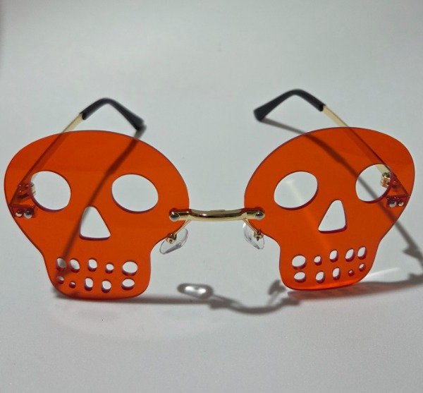 Producto - Anteojos calavera Halloween rojo