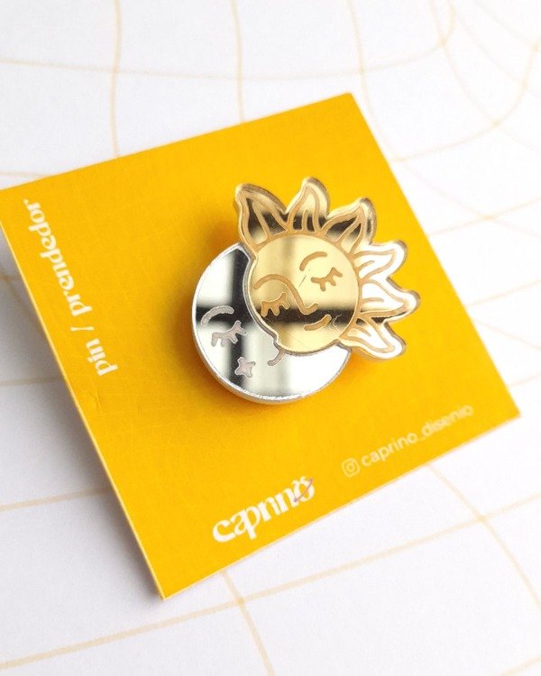 Producto - Sol y luna pin