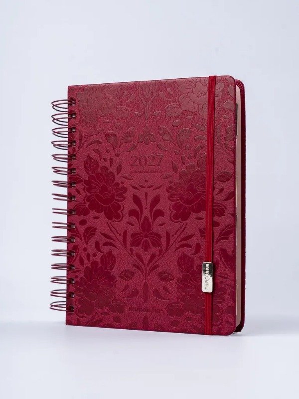 Producto - Agenda Docente Diaria A5 FW 2027 - Flores - 0