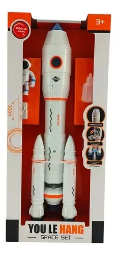 Producto - COHETE EXPLORADOR CON ASTRONAUTA CON LUZ Y SONIDO
