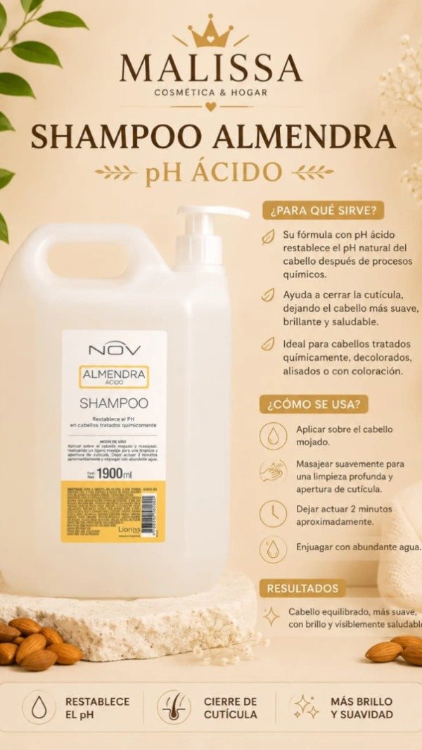 Producto - Shampoo Almendras 1900ml Nov