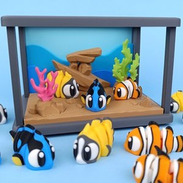 Producto - Peces Tropicales con Pecera