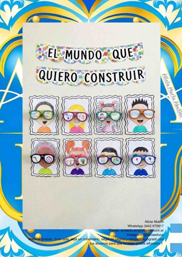 Producto - EL MUNDO QUE QUIERO CONSTRUIR. MATERIAL GRATUITO
